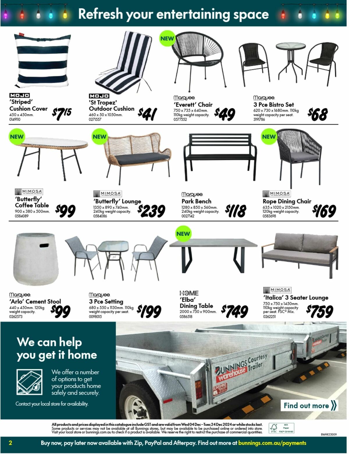 Bunnings Warehouse Catalogues from 4 December