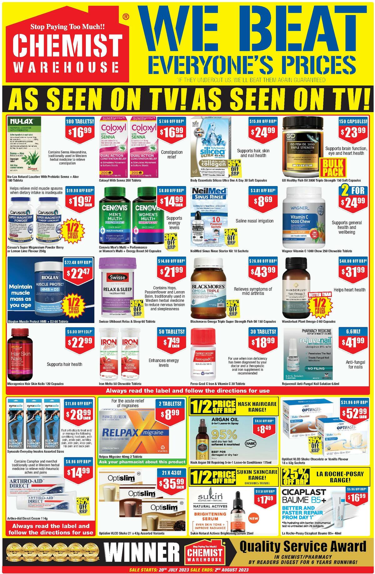 Chemist Warehouse Catalogues from 20 July