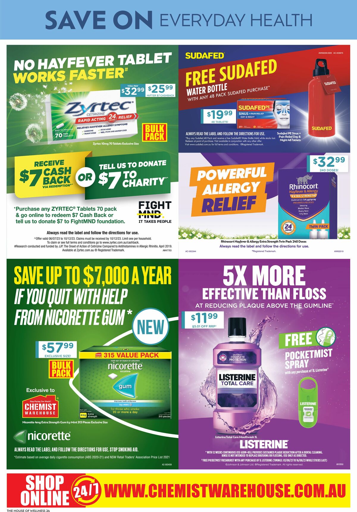 Chemist Warehouse Catalogues from 3 August