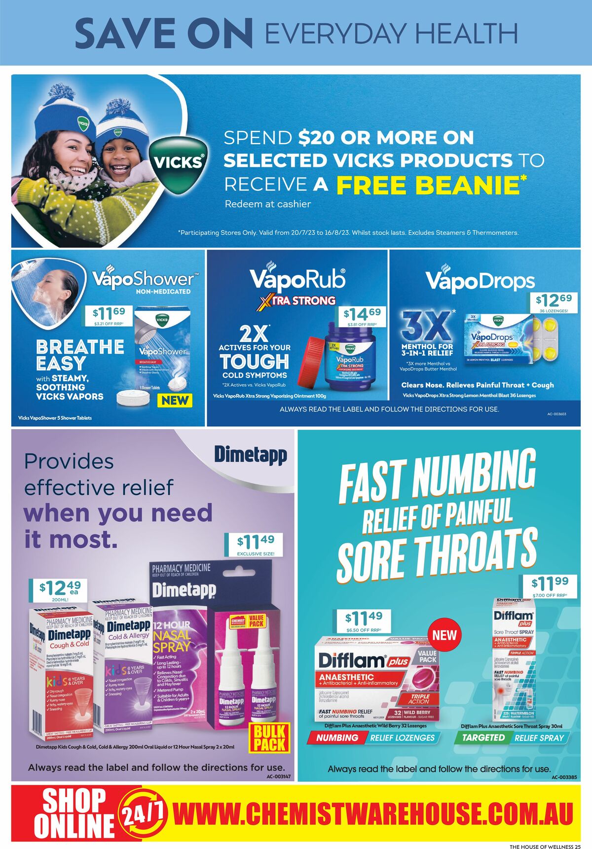 Chemist Warehouse Catalogues from 3 August