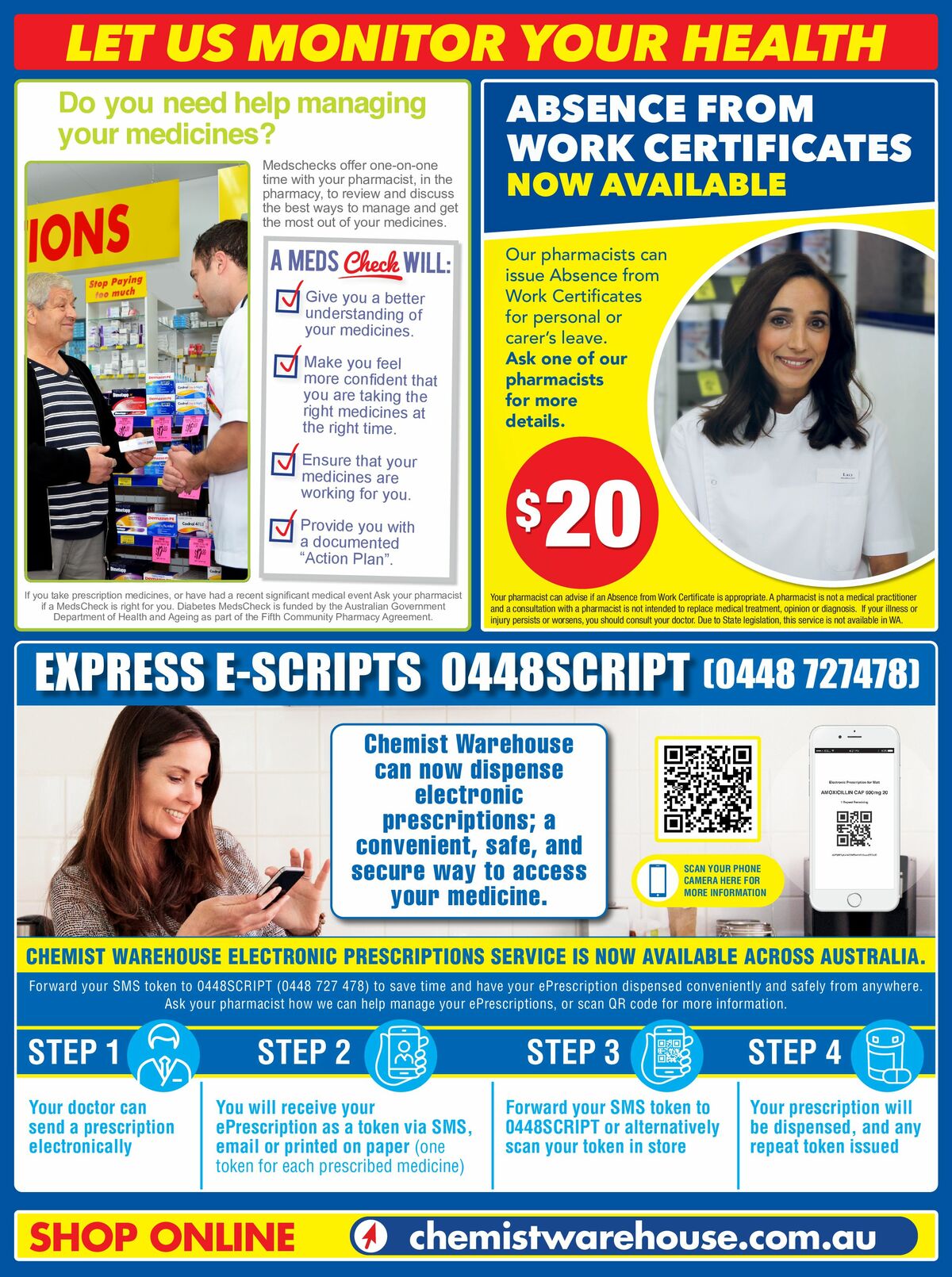 Chemist Warehouse Discounted! Prescriptions Catalogues from 2 August