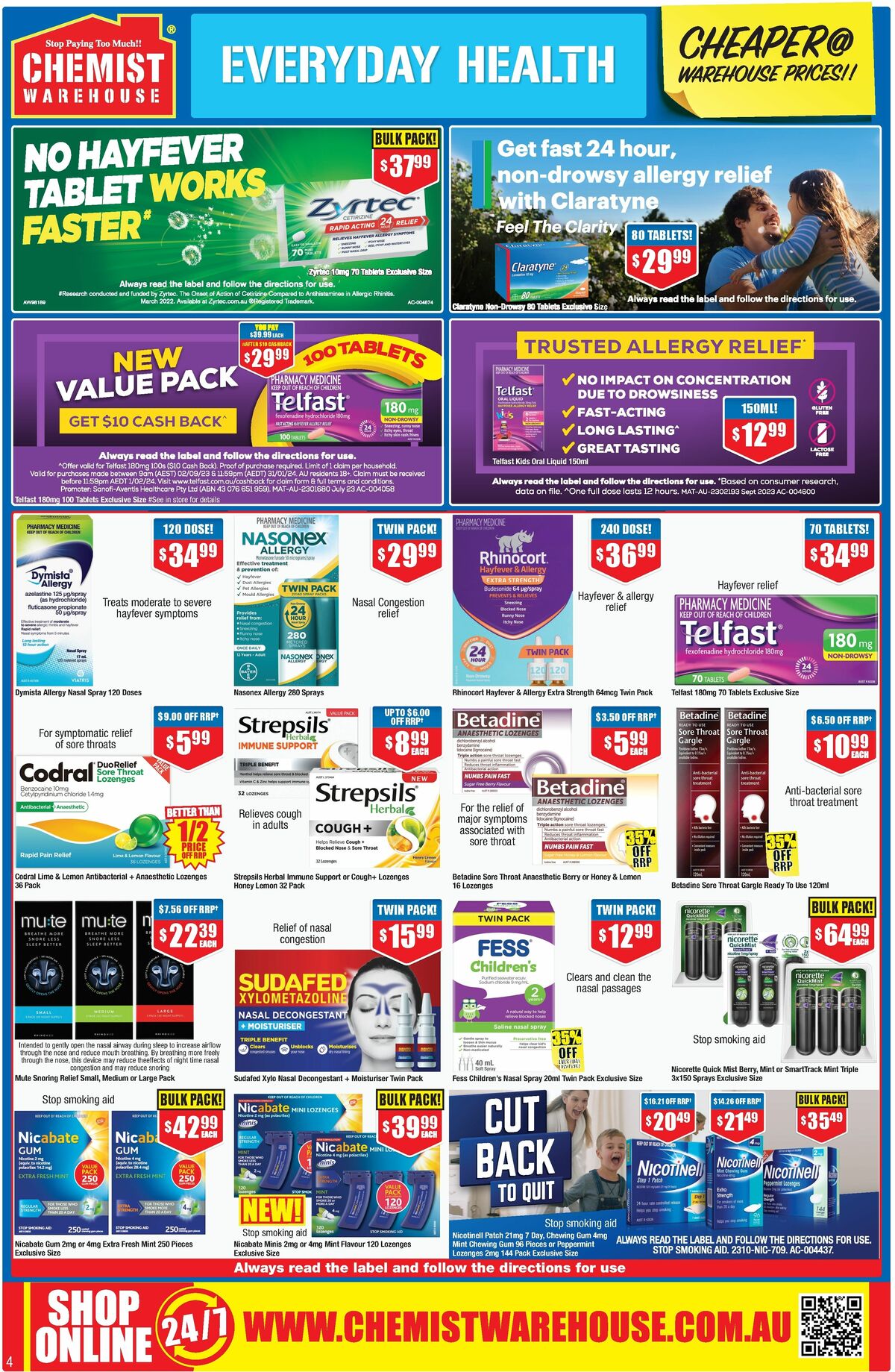 Chemist Warehouse Catalogues from 4 January