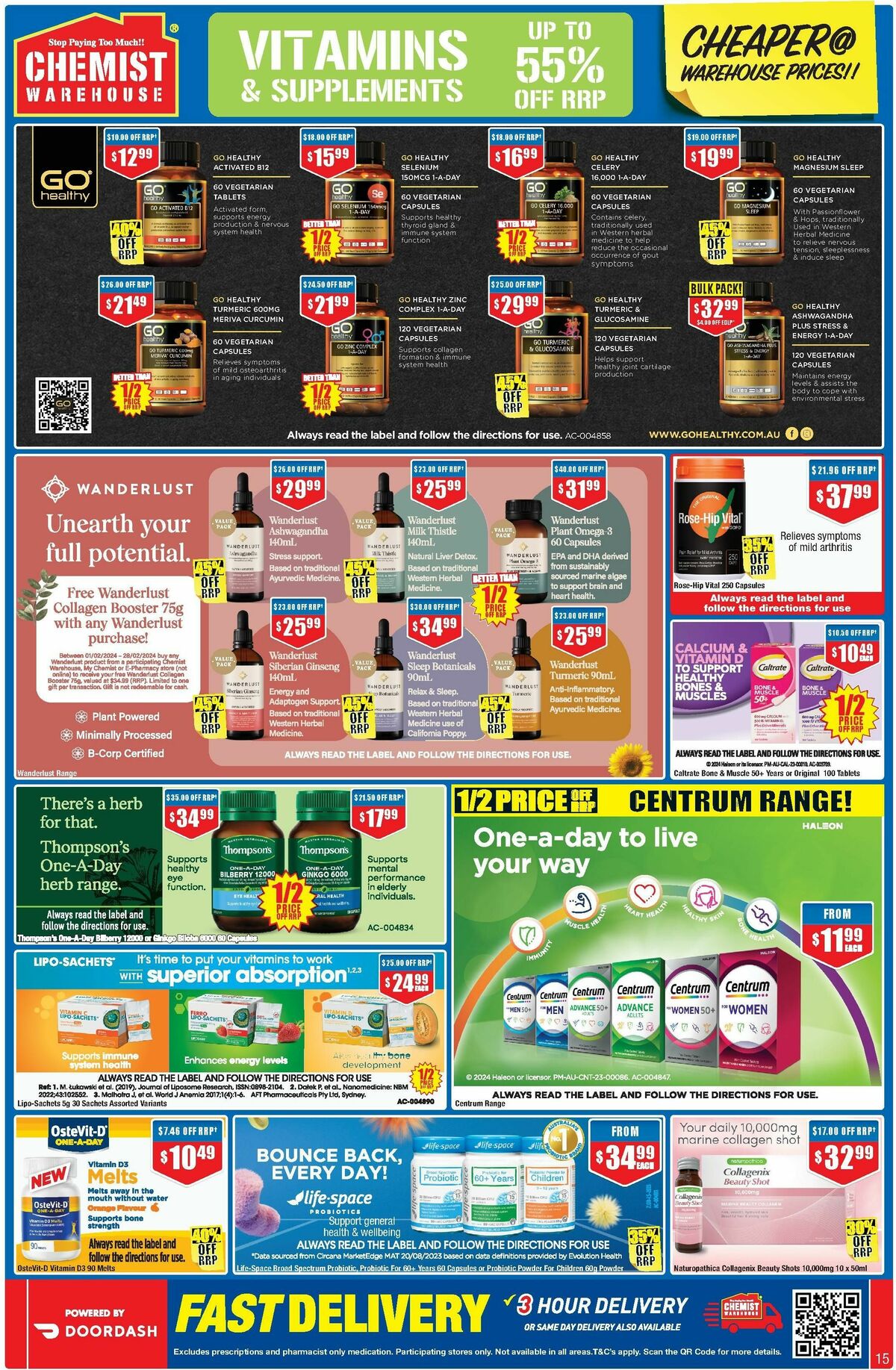 Chemist Warehouse Catalogues from 1 February