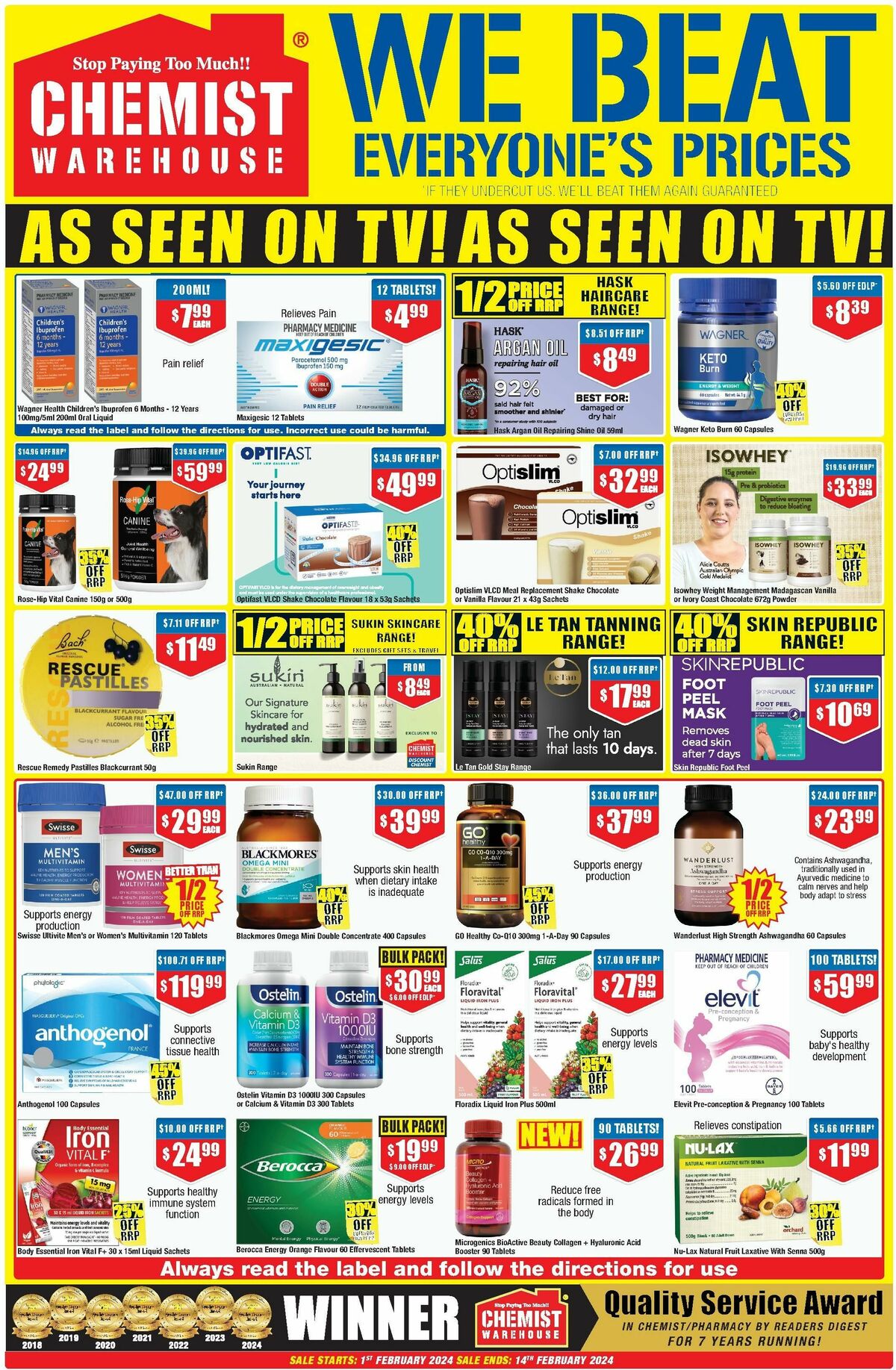 Chemist Warehouse Catalogues from 1 February