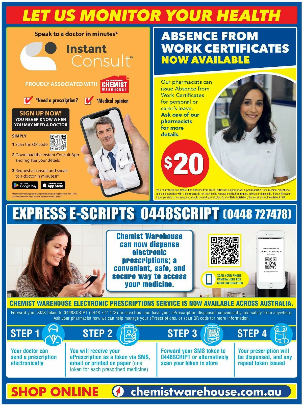 Chemist Warehouse Discounted! Prescriptions Catalogues from 22 April