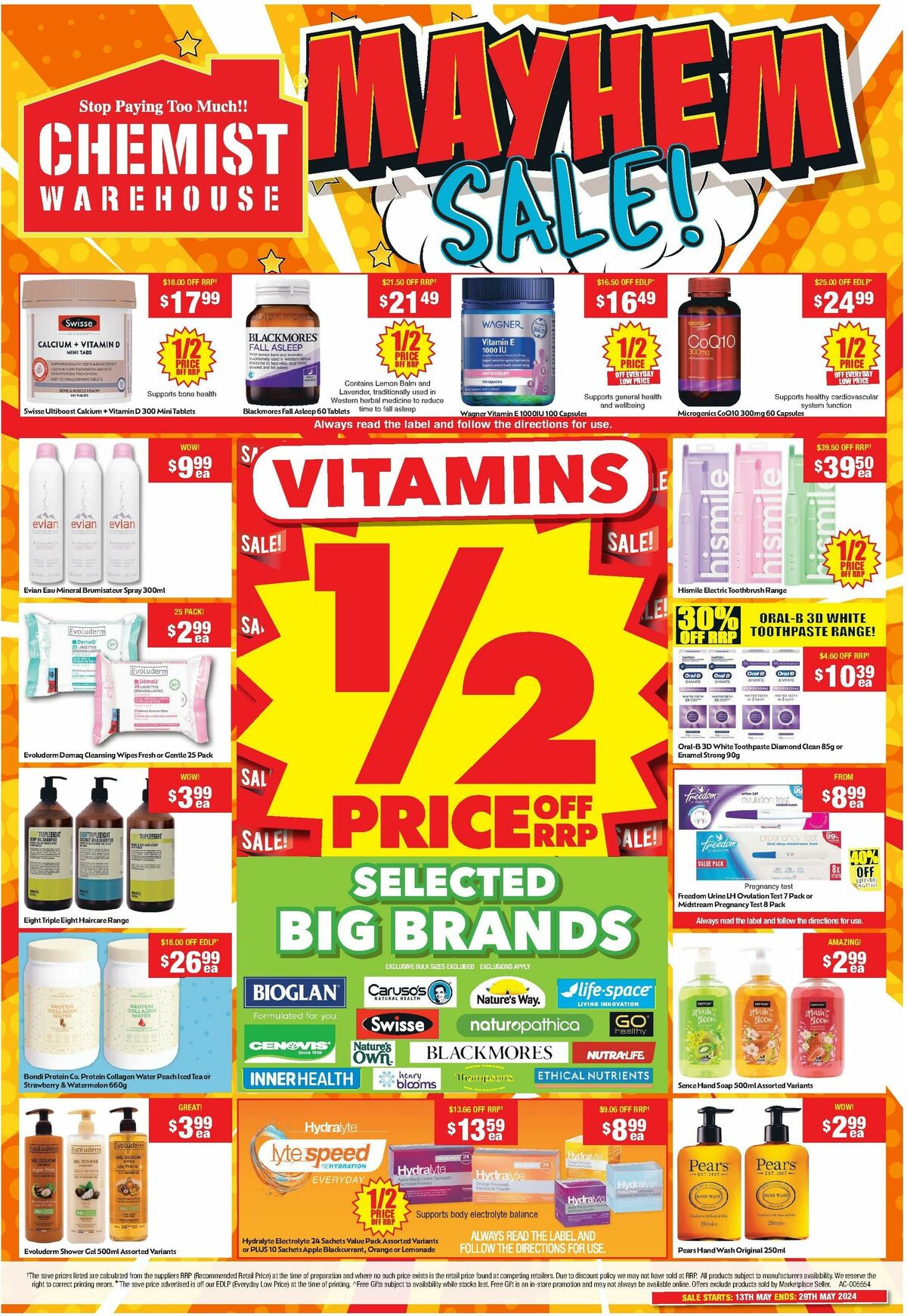 Chemist Warehouse Catalogues from 13 May