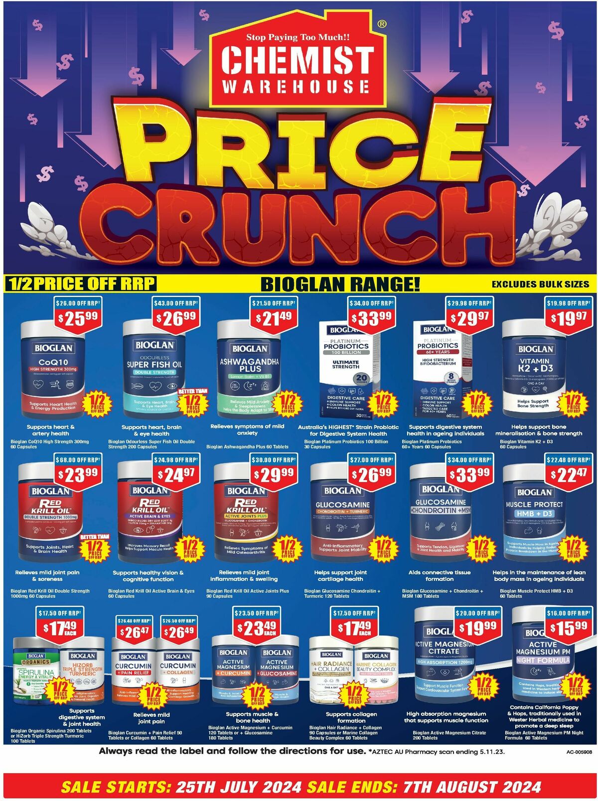 Chemist Warehouse Catalogues from 25 July