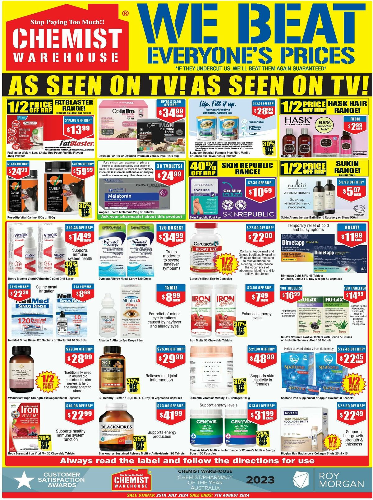 Chemist Warehouse Catalogues from 25 July