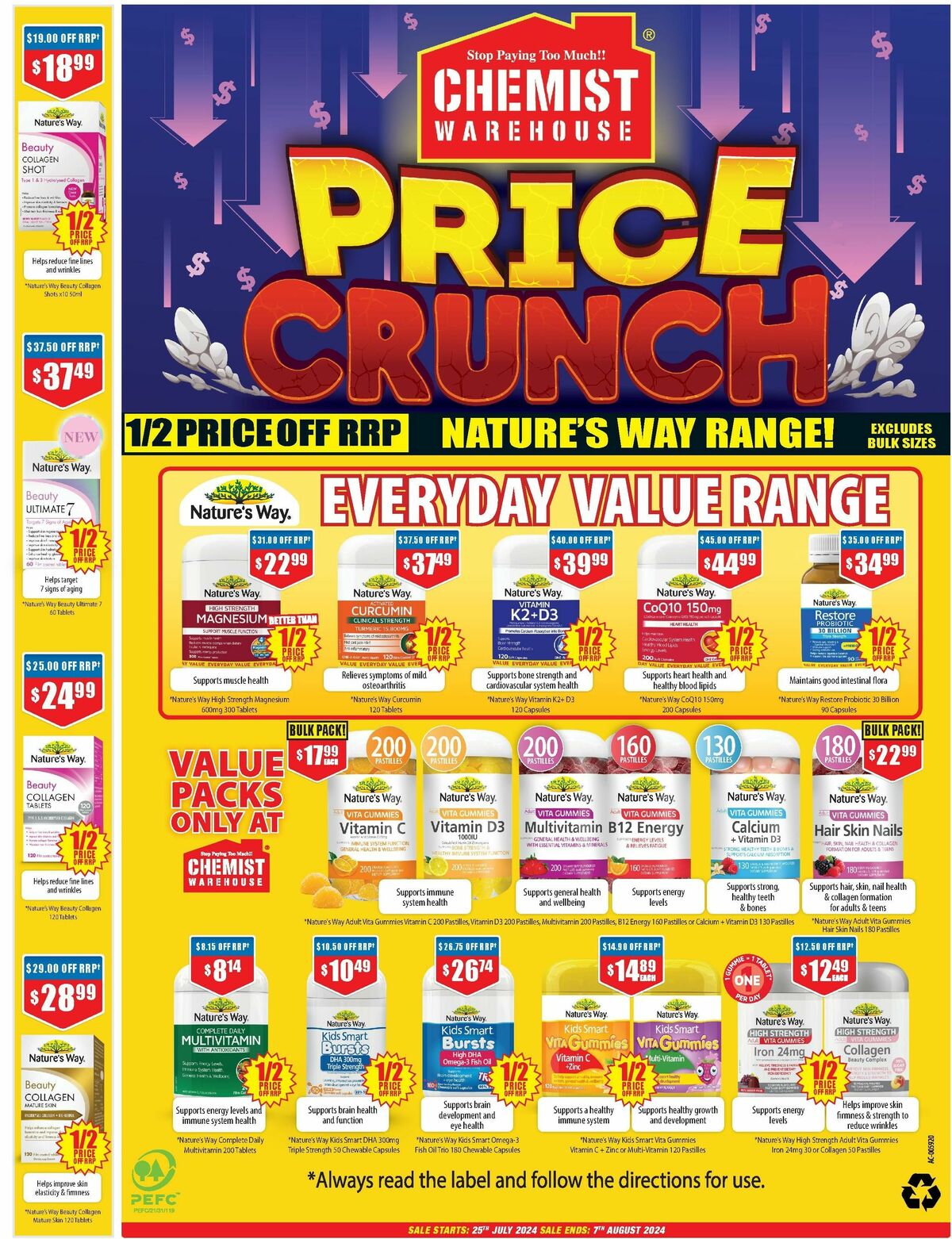 Chemist Warehouse Catalogues from 25 July