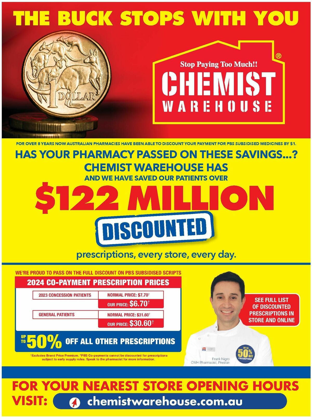 Chemist Warehouse Discounted! Prescriptions Catalogues from 7 August