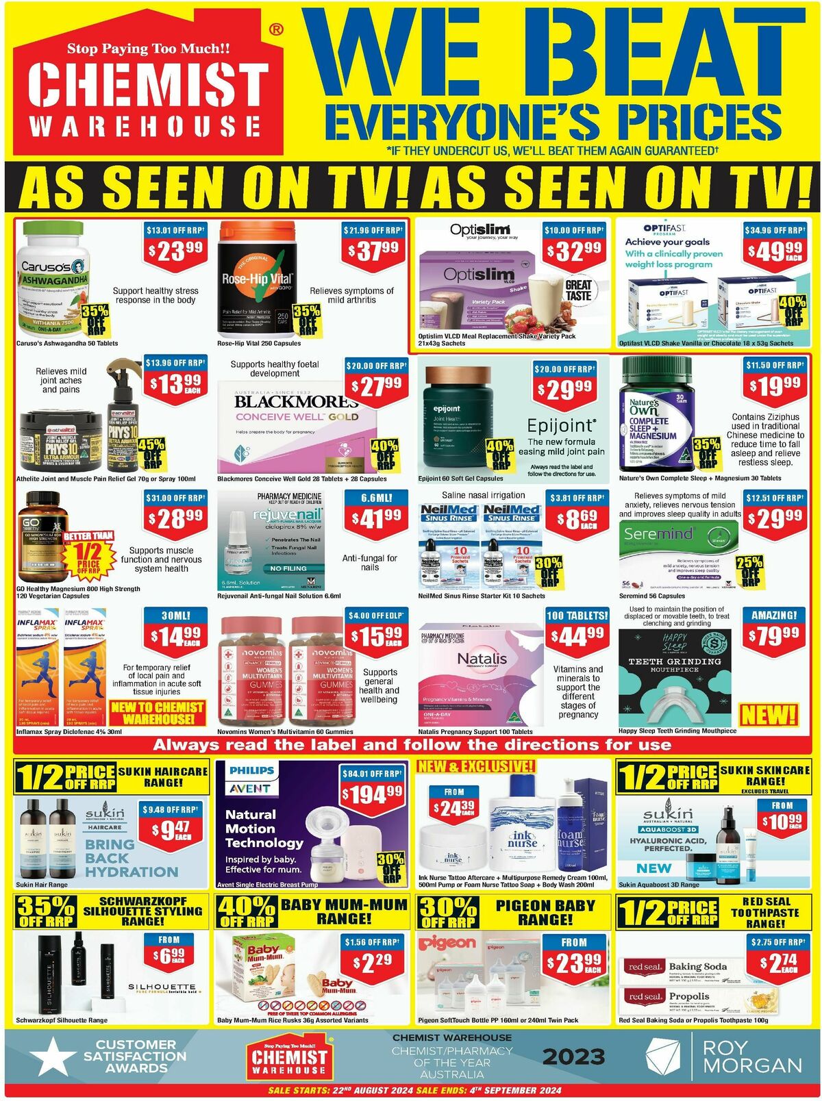 Chemist Warehouse Catalogues from 22 August