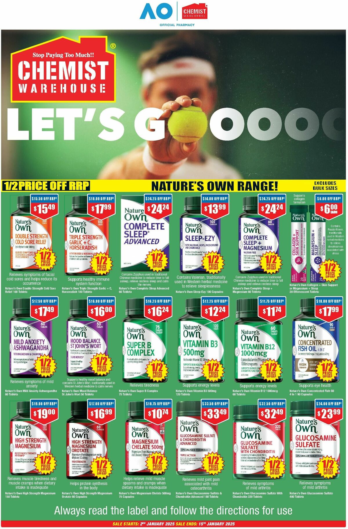 Chemist Warehouse Catalogues from 2 January