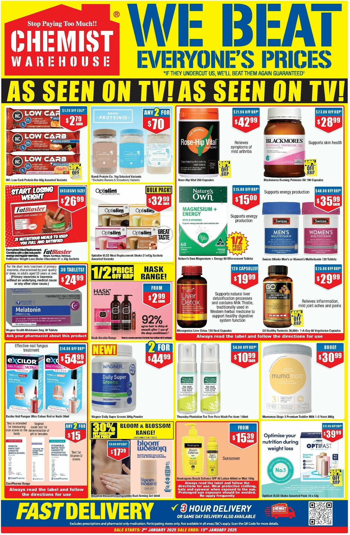 Chemist Warehouse Catalogues from 2 January