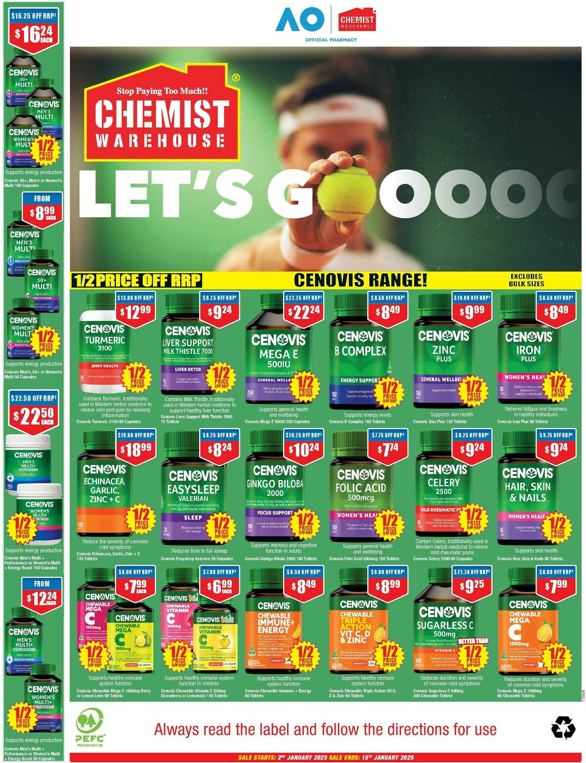 Chemist Warehouse Catalogues from 2 January