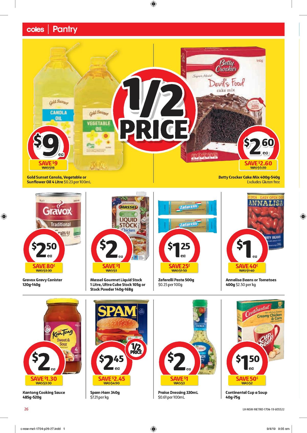 Coles Catalogues from 17 April