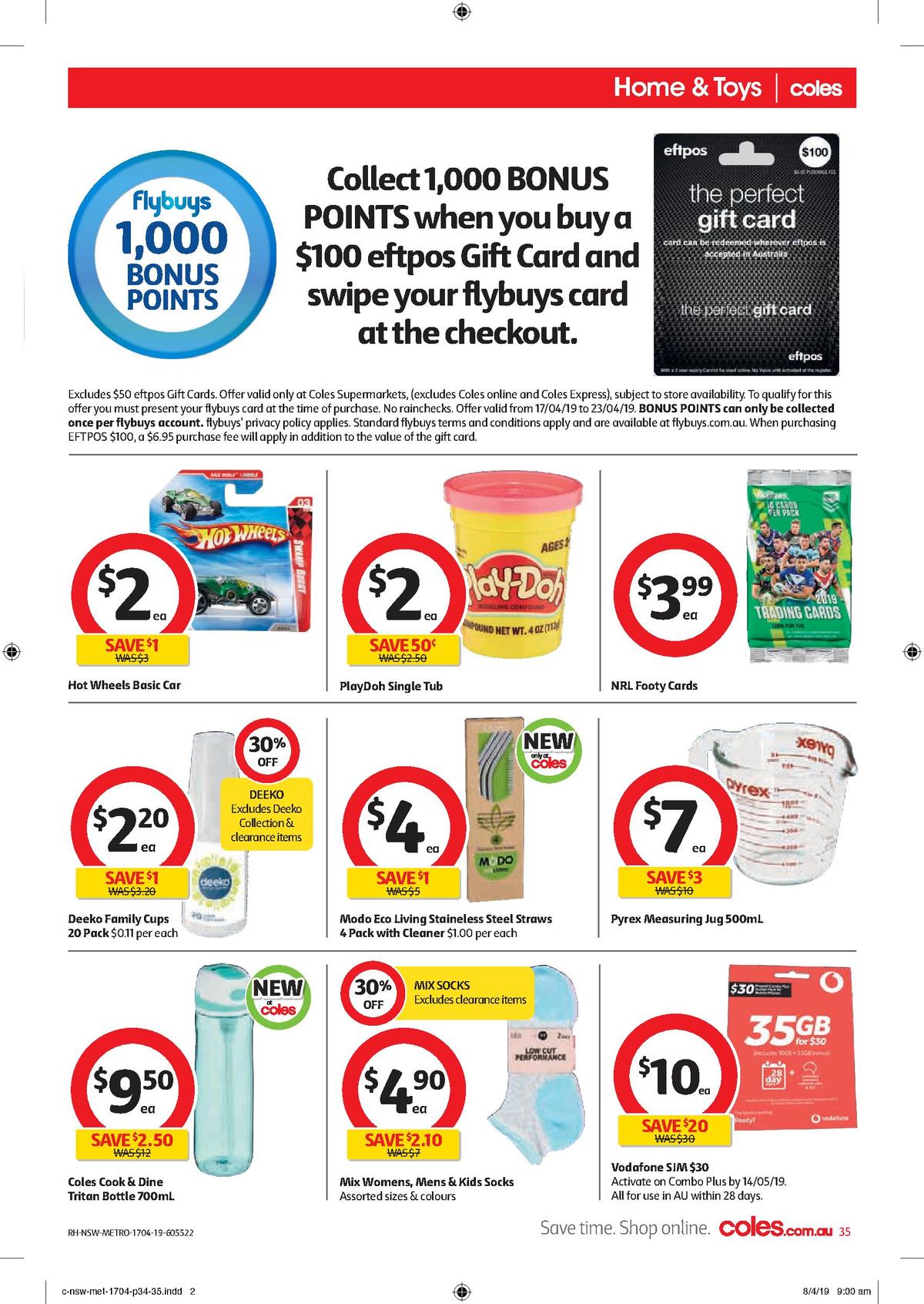 Coles Catalogues from 17 April