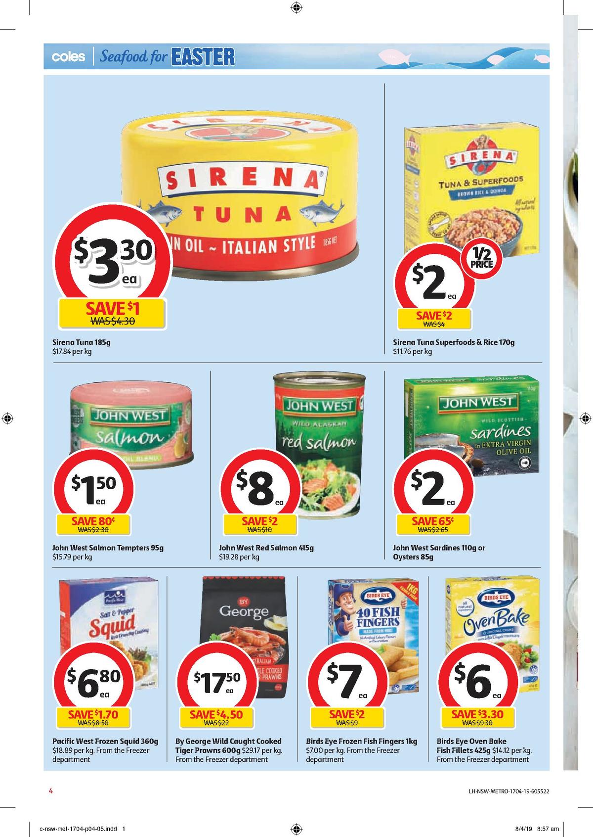 Coles Catalogues from 17 April