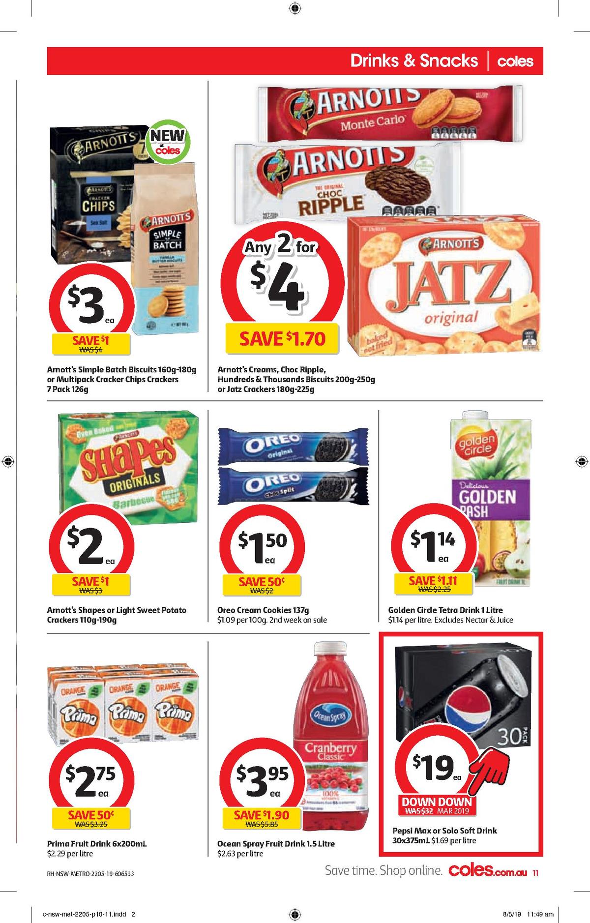 Coles Catalogues from 22 May