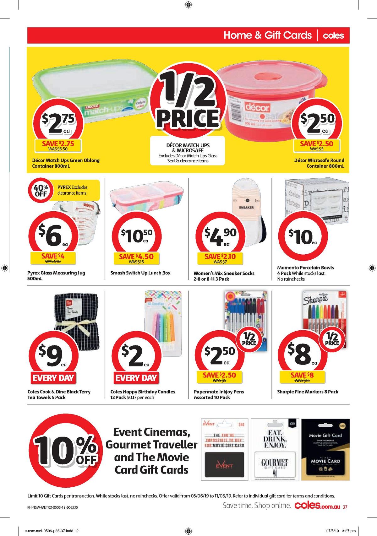 Coles Catalogues from 5 June