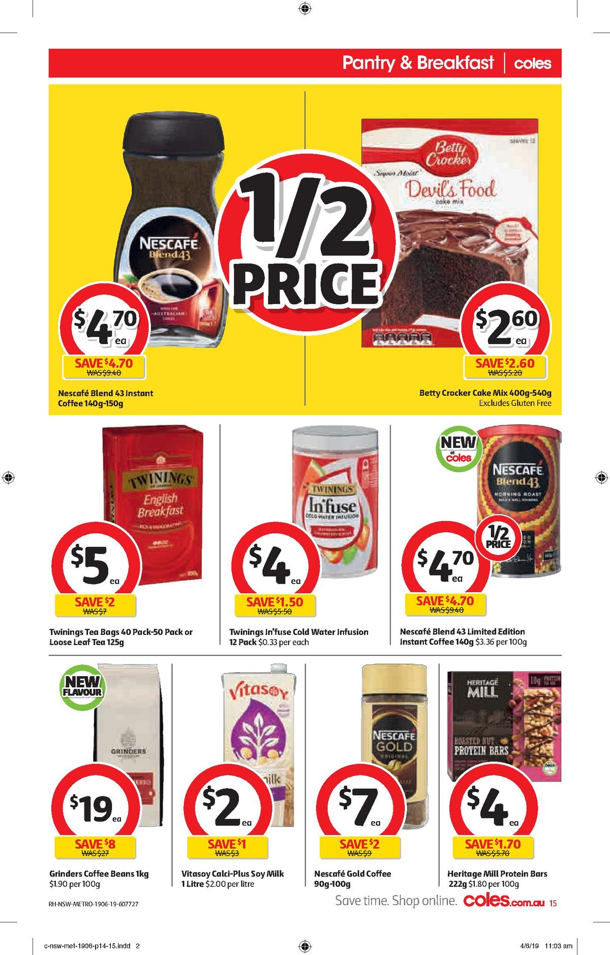 Coles Catalogues from 19 June