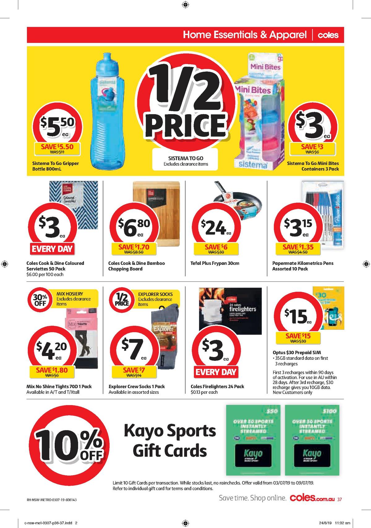 Coles Catalogues from 3 July