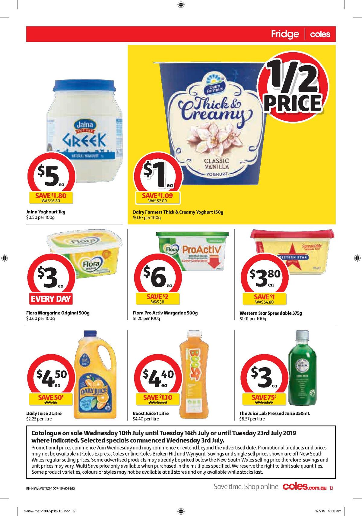 Coles Catalogues from 10 July