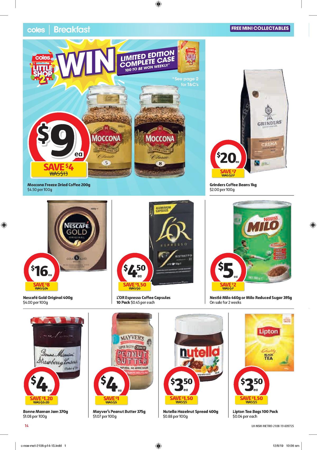 Coles Catalogues from 21 August