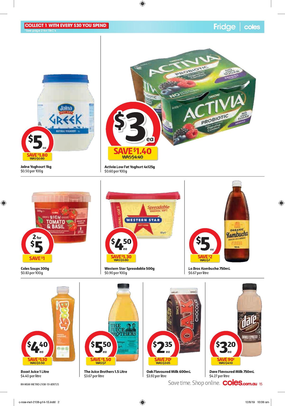 Coles Catalogues from 21 August