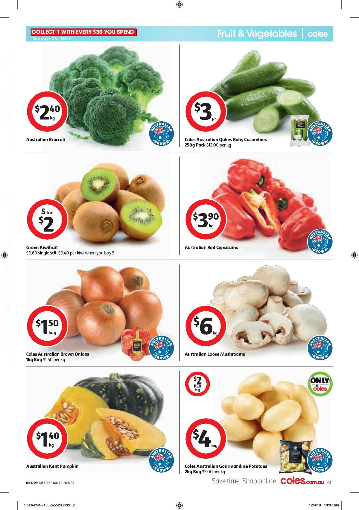 Coles Catalogues from 21 August