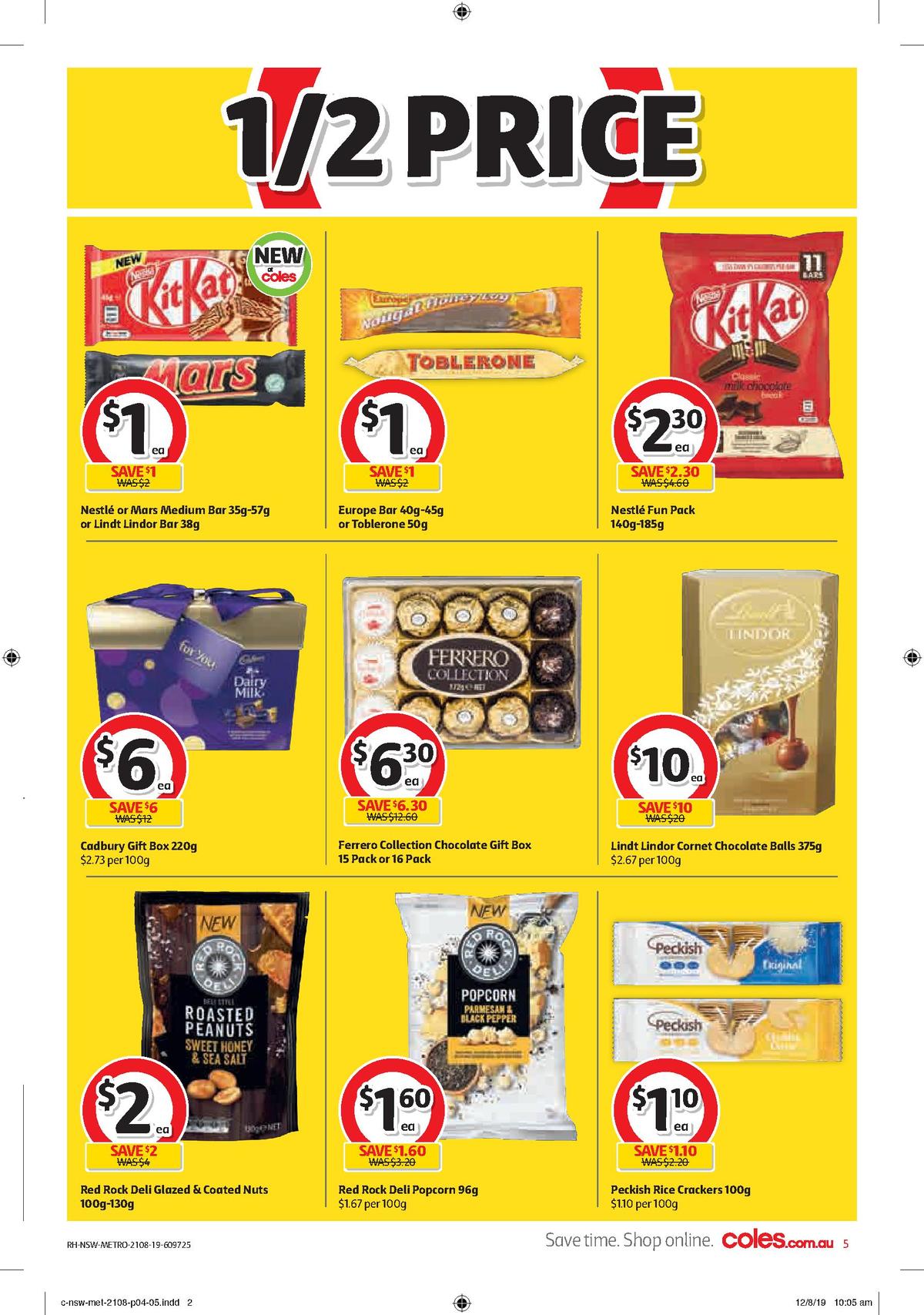 Coles Catalogues from 21 August