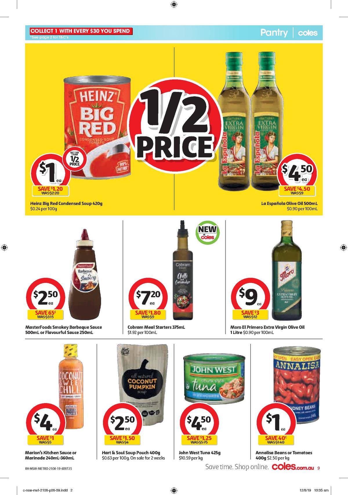 Coles Catalogues from 21 August