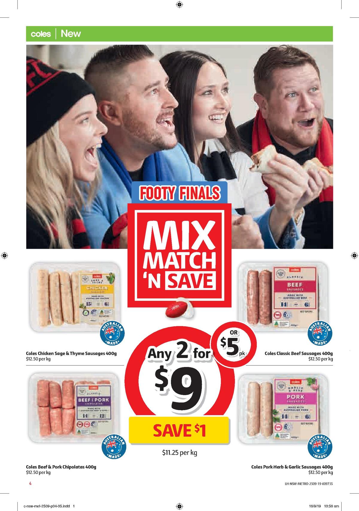 Coles Catalogues from 25 September