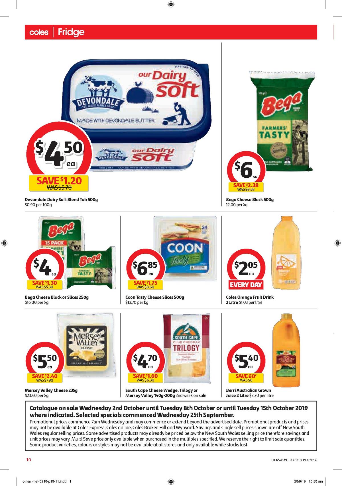 Coles Catalogues from 2 October