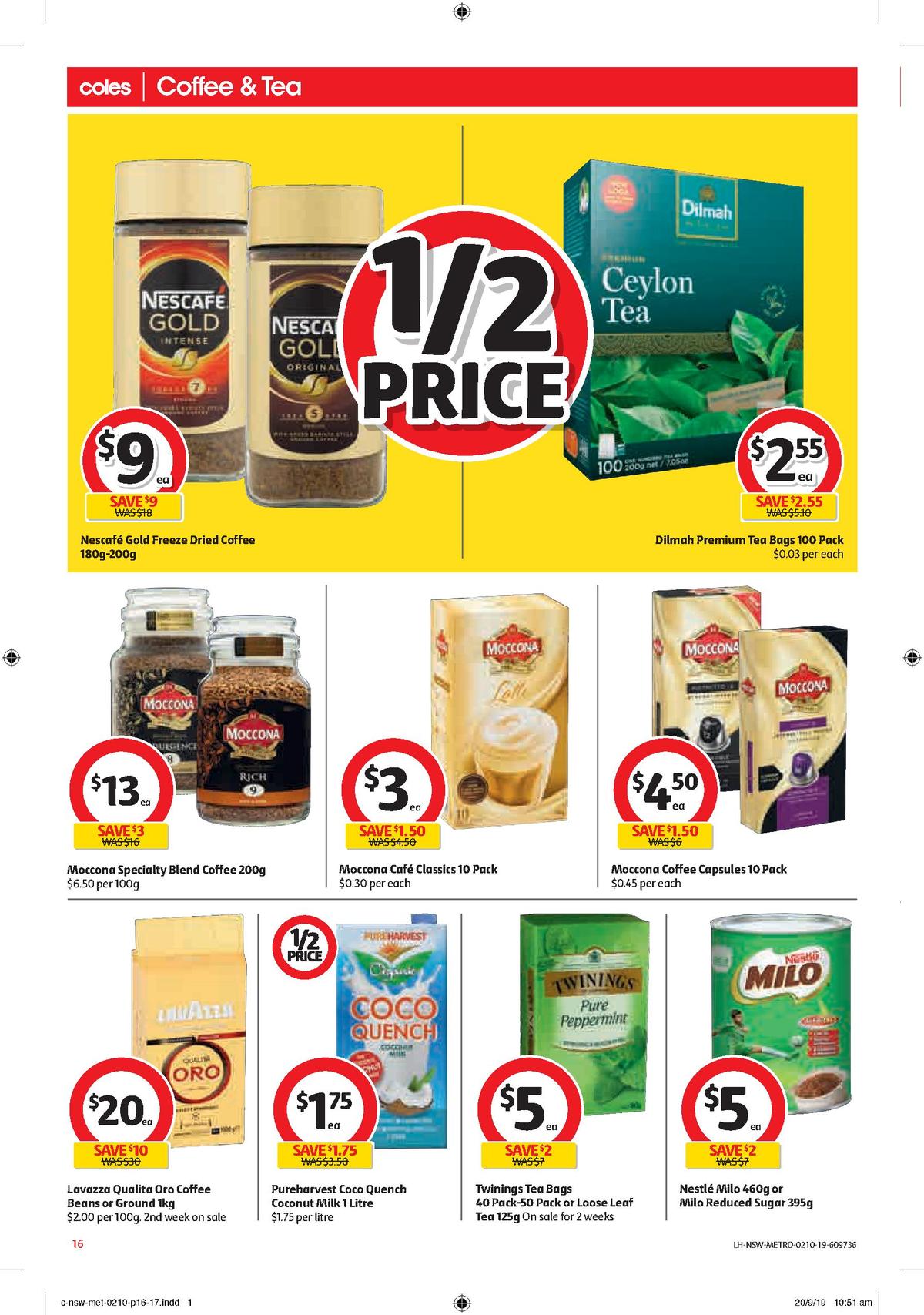 Coles Catalogues from 2 October