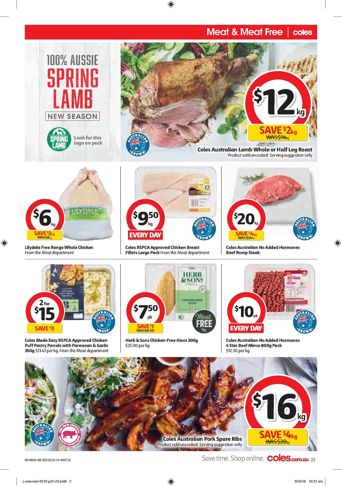 Coles Catalogues from 2 October