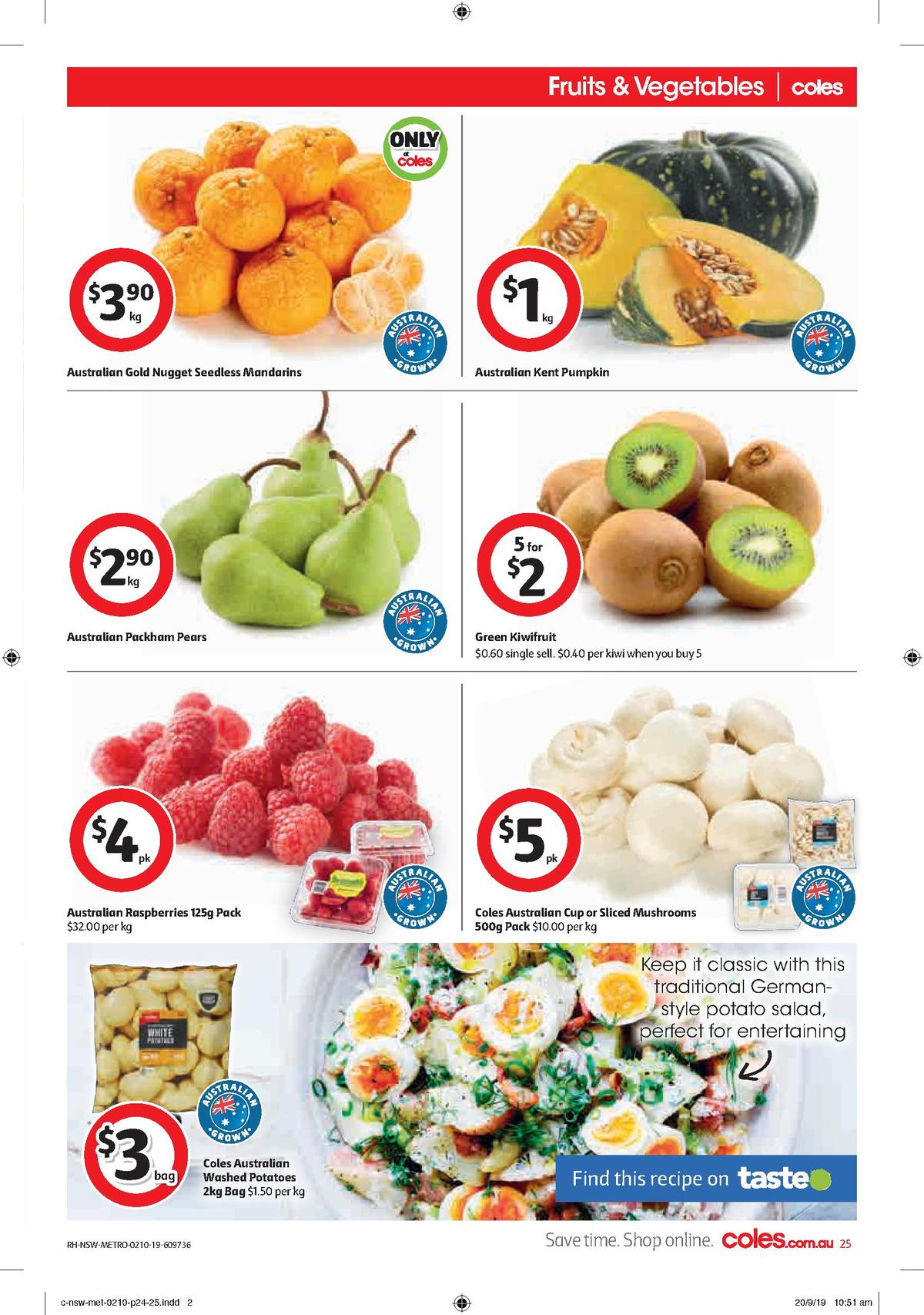 Coles Catalogues from 2 October