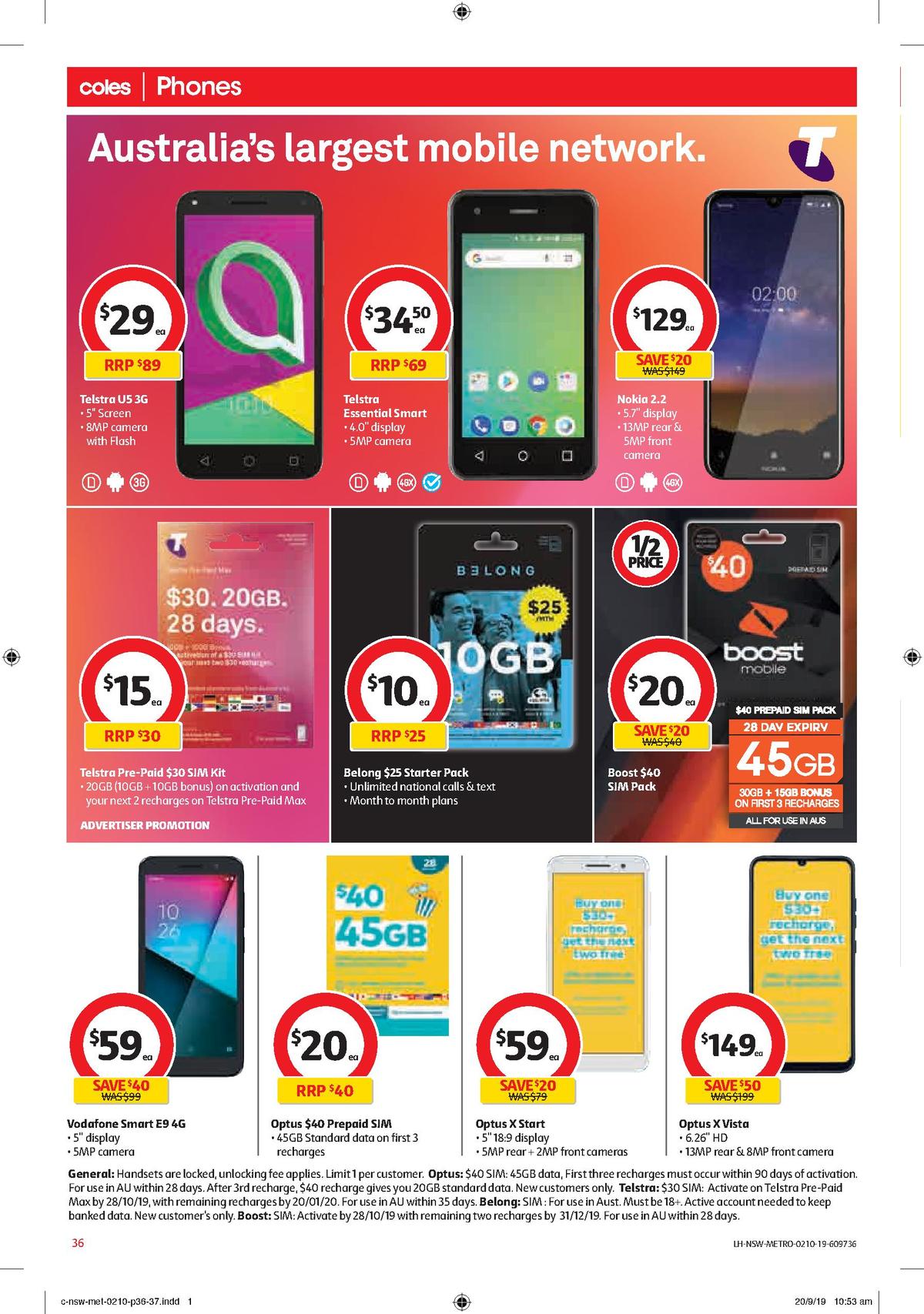 Coles Catalogues from 2 October