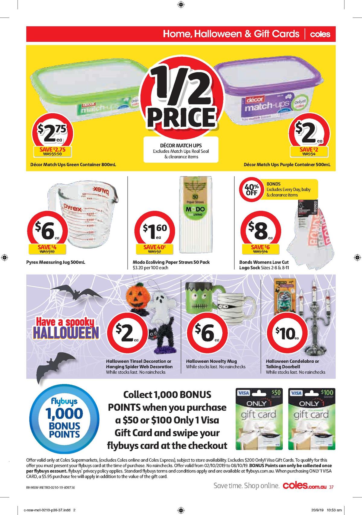 Coles Catalogues from 2 October