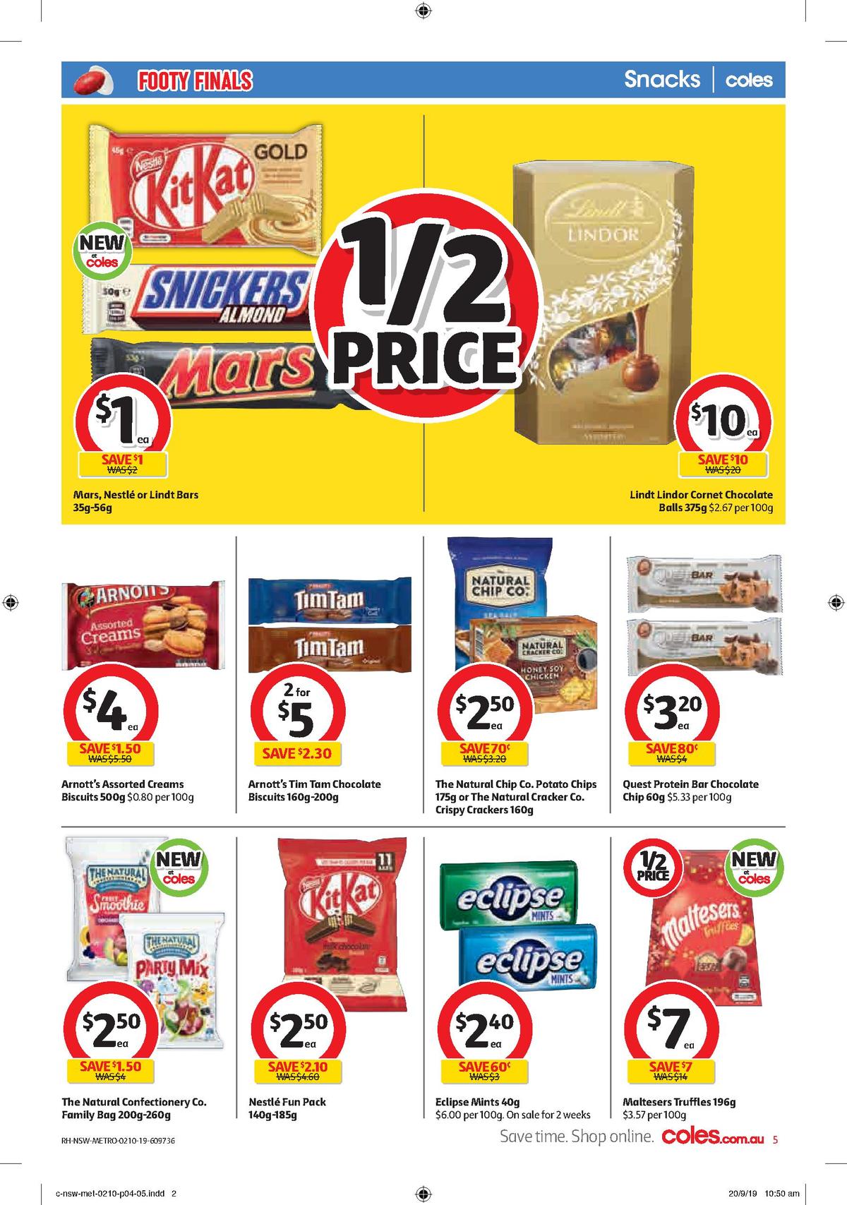 Coles Catalogues from 2 October