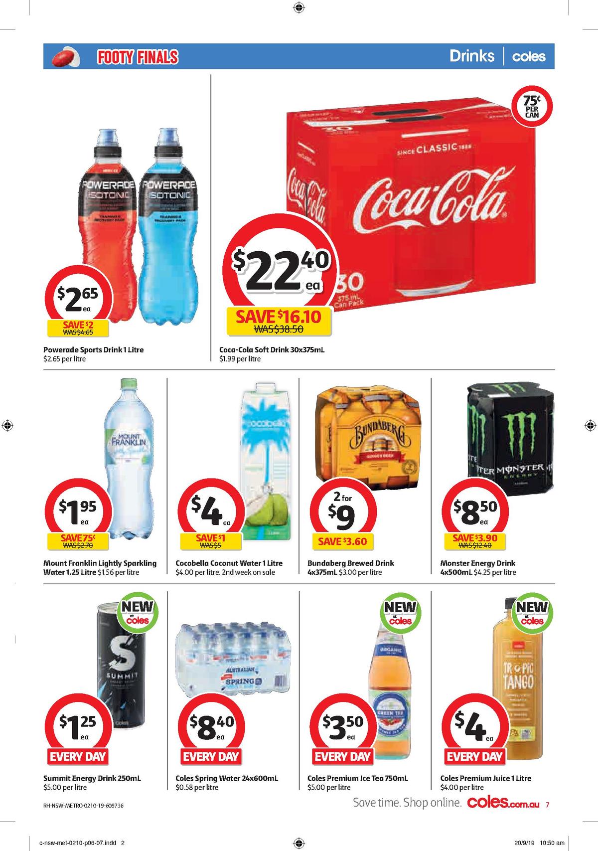 Coles Catalogues from 2 October