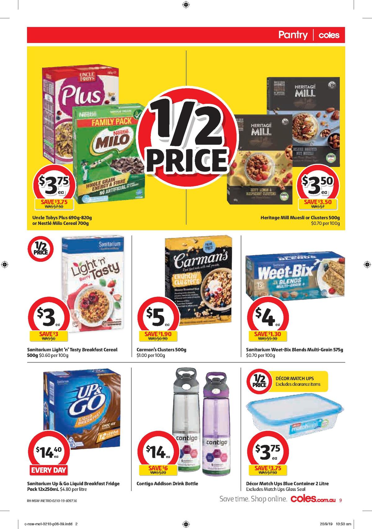 Coles Catalogues from 2 October