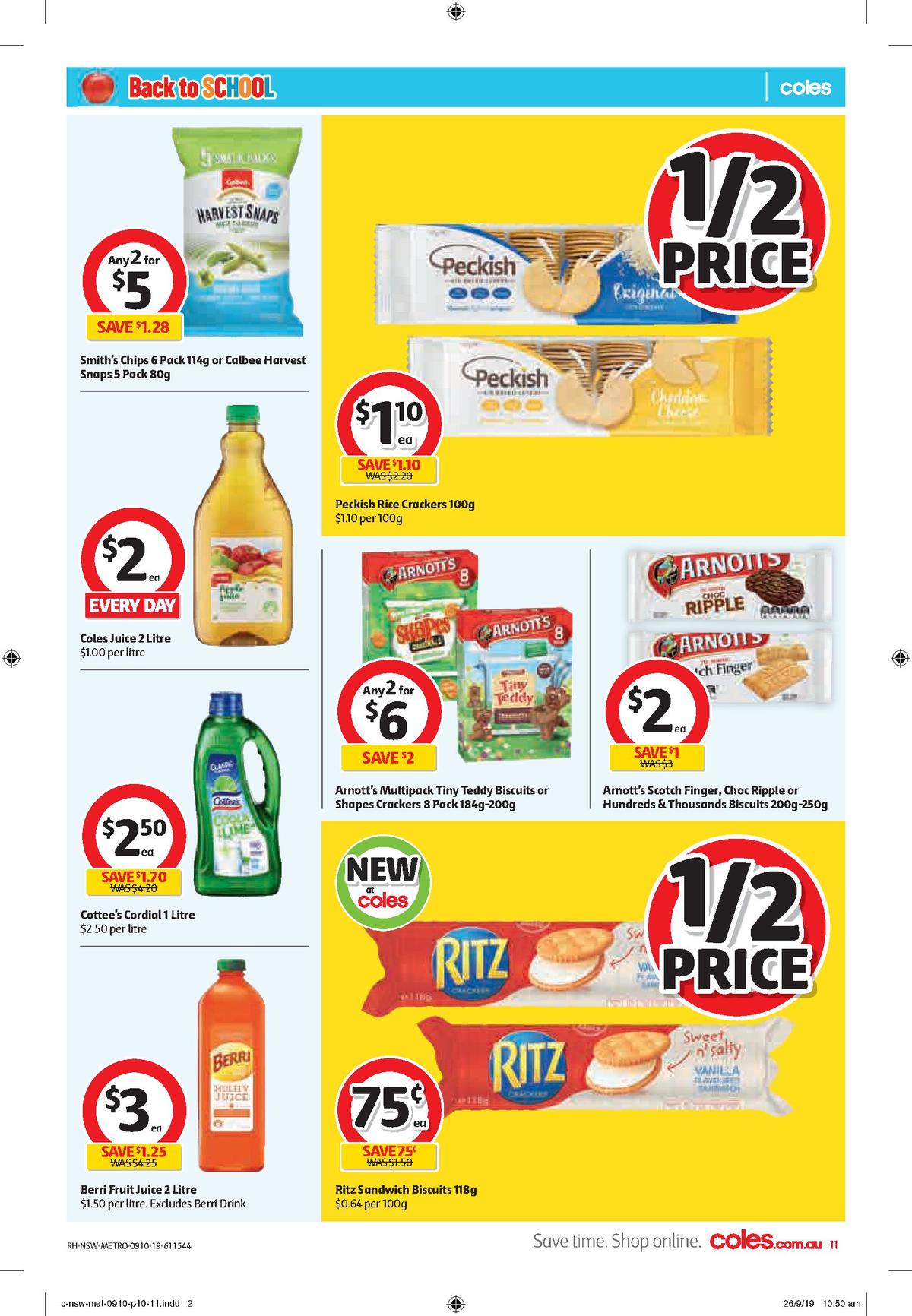 Coles Catalogues from 9 October