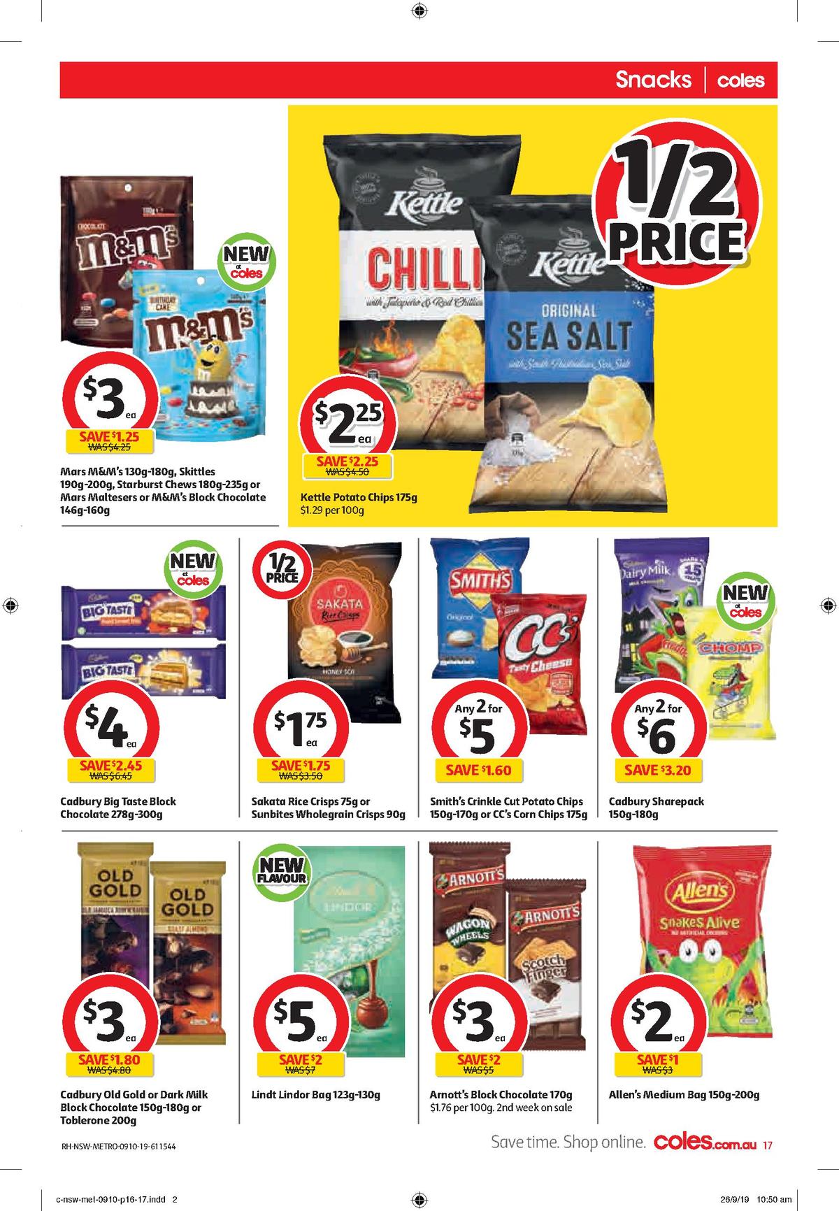 Coles Catalogues from 9 October