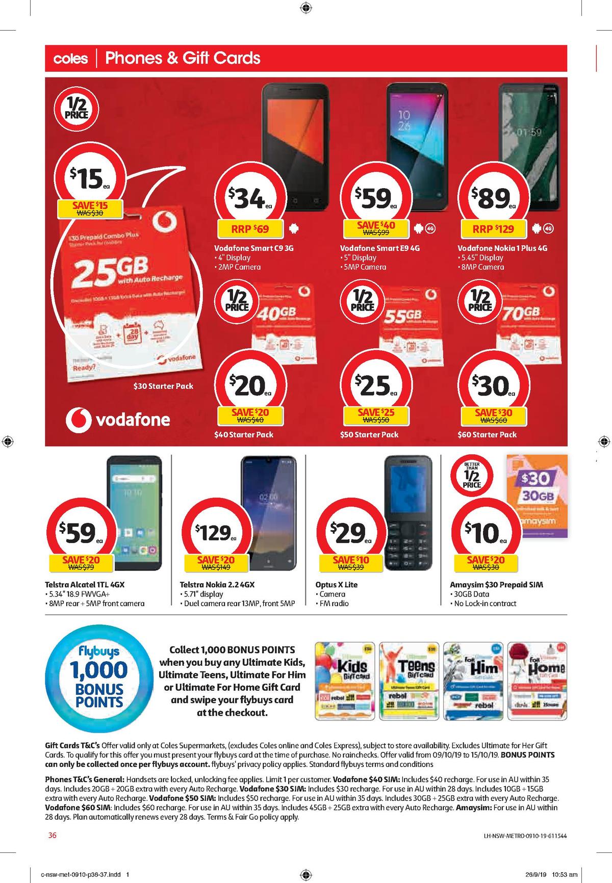 Coles Catalogues from 9 October