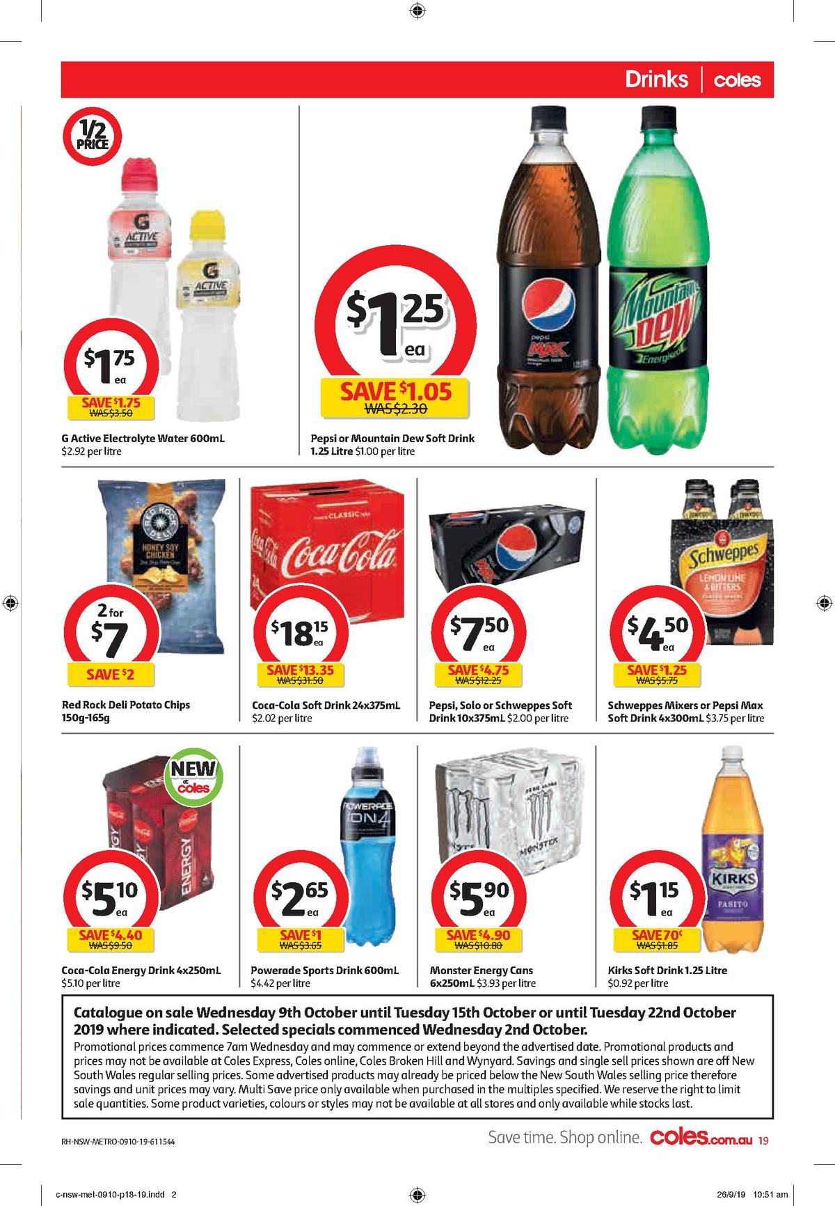 Coles Catalogues from 9 October