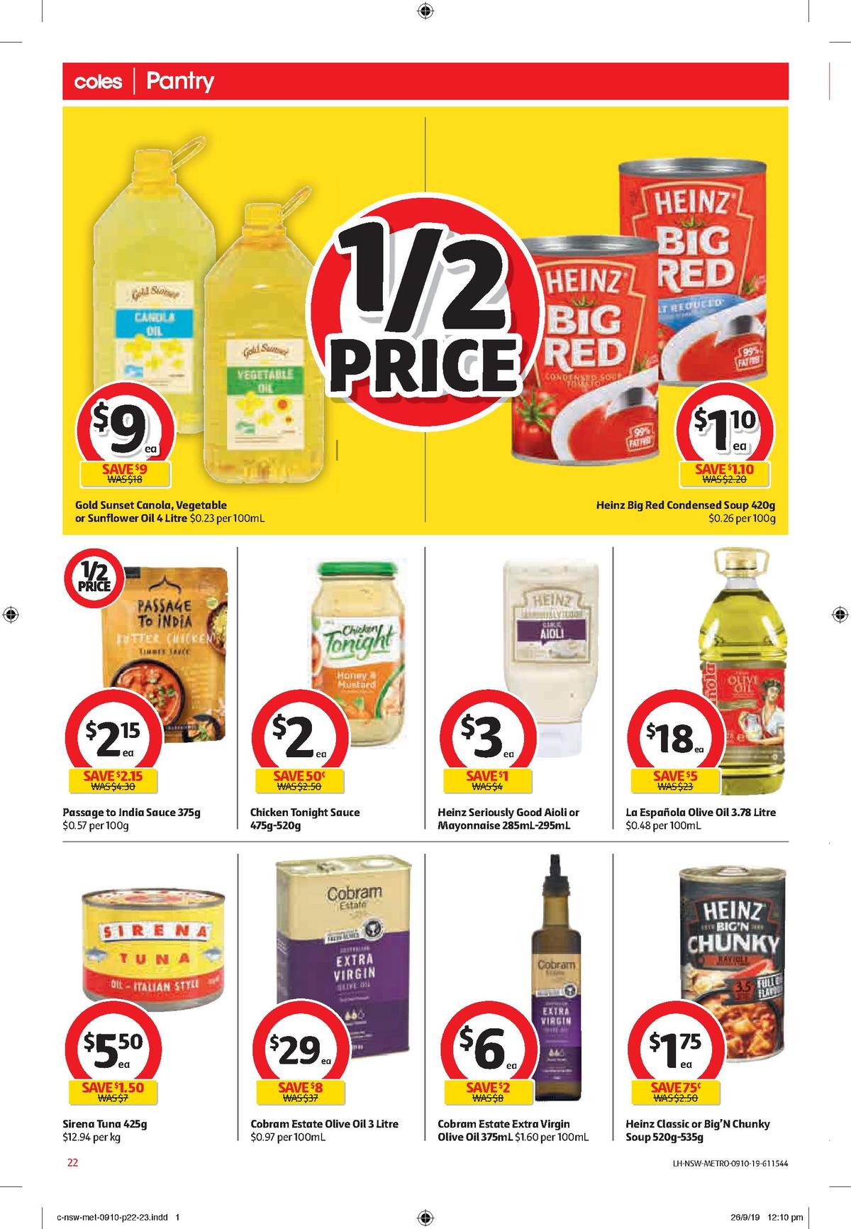 Coles Catalogues from 9 October