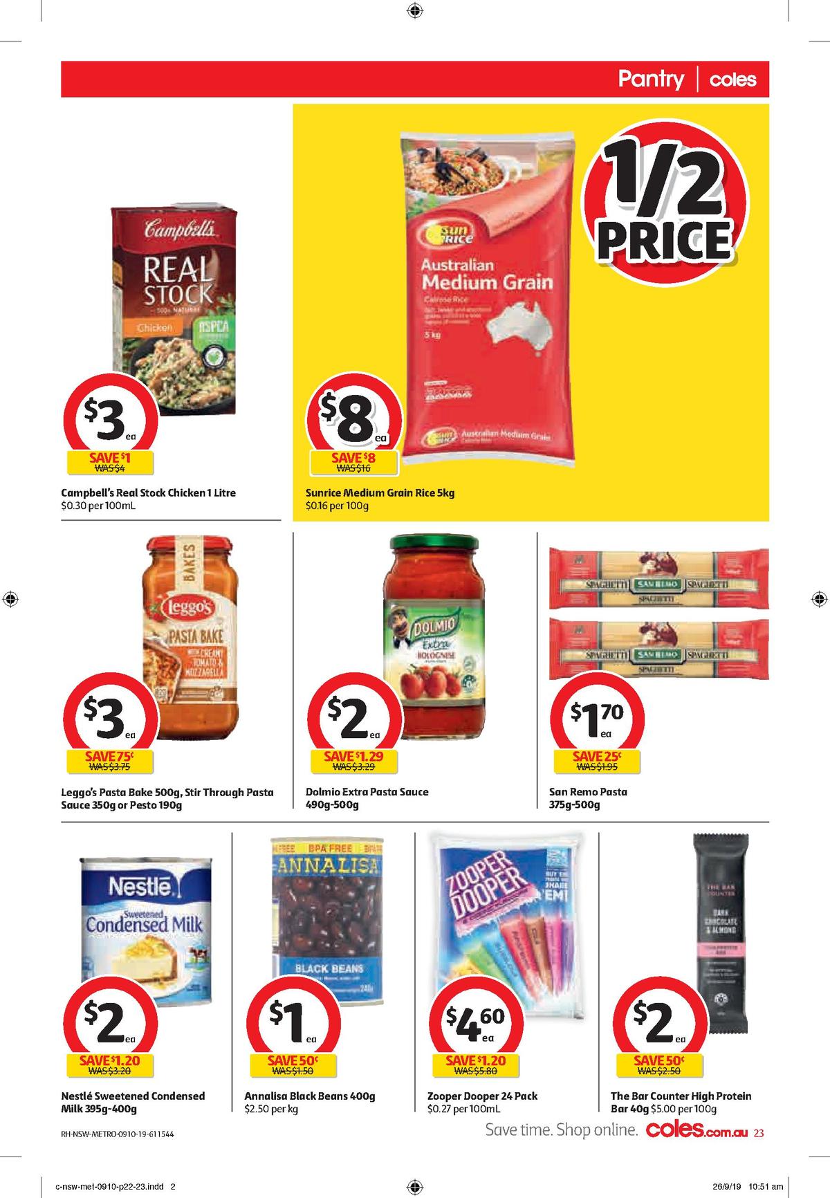 Coles Catalogues from 9 October