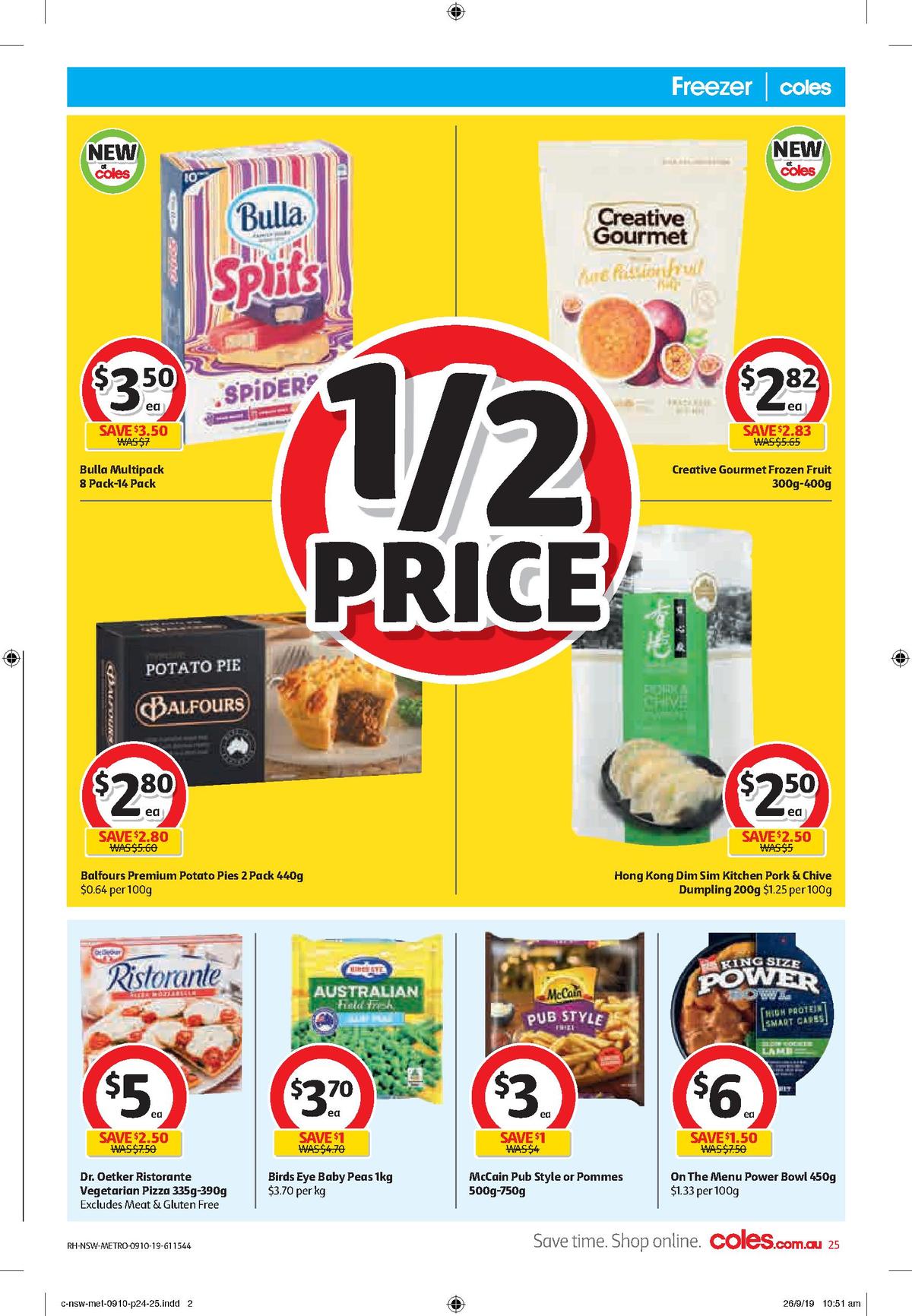 Coles Catalogues from 9 October