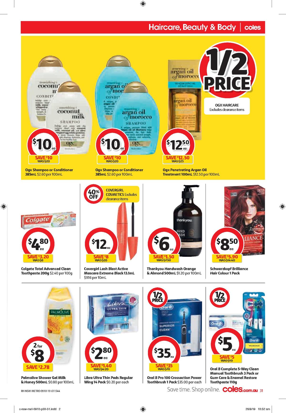 Coles Catalogues from 9 October