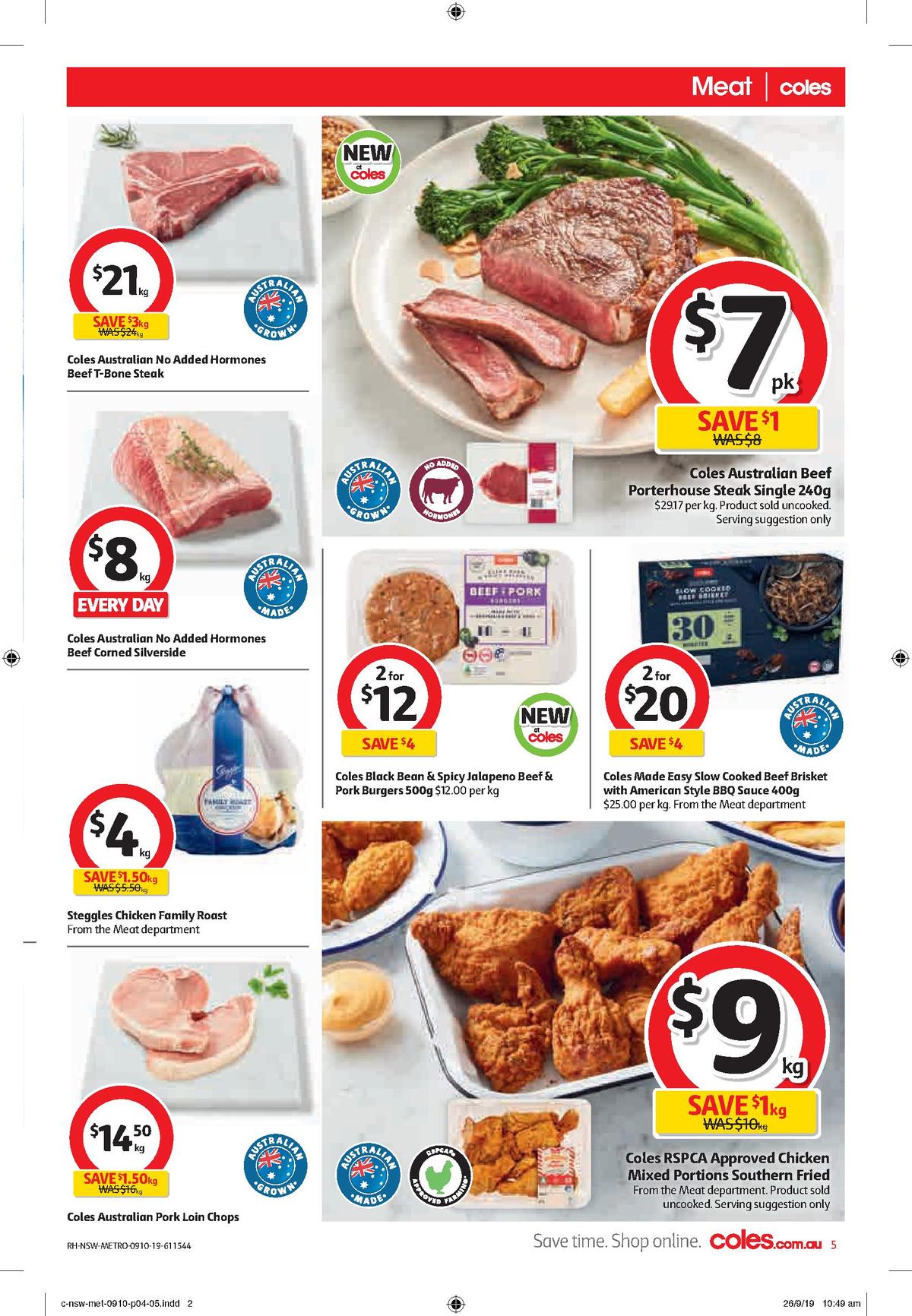 Coles Catalogues from 9 October